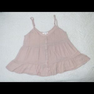 Cream spaghetti strap top